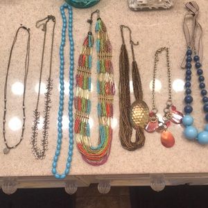 Variety of necklaces